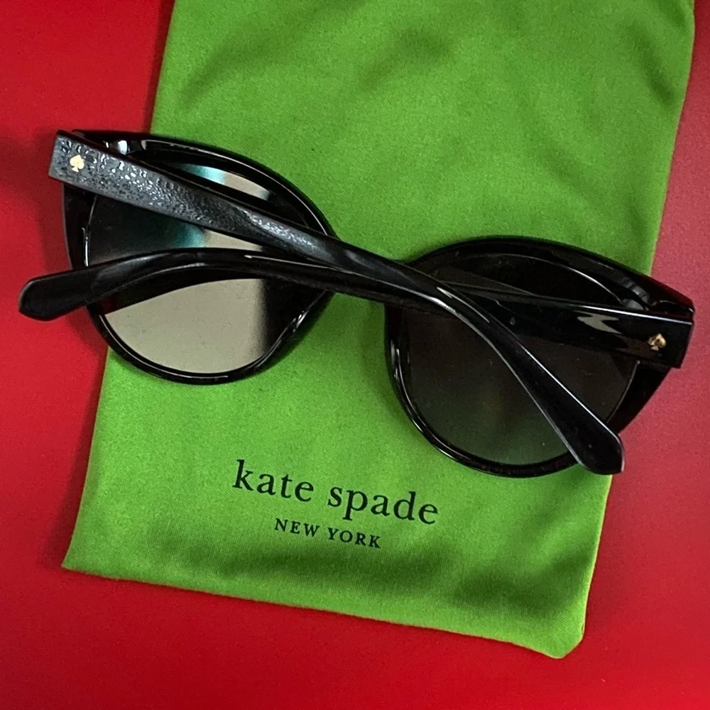 Kate Spade Black Cat-Eye Sunglasses